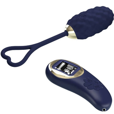 Uovo Vibrante Wireless in Silicone con 10 Vibrazioni e Telecomando